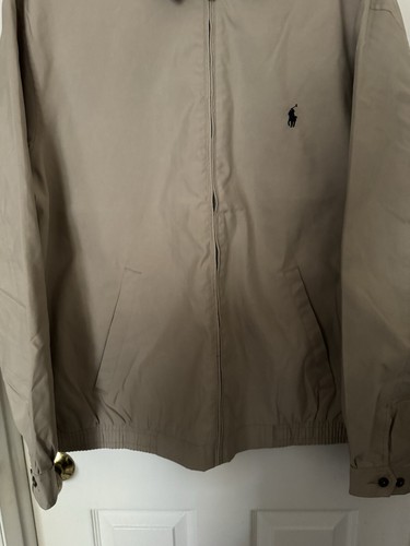 Polo Ralph Lauren Men’s XL-TALL Big & Tall Khaki Bi-Swing Full-Zip Jacket - Picture 5 of 13