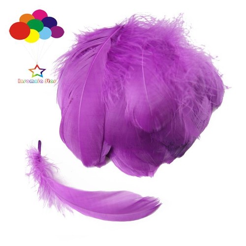 Diy 100 Pcs/Lot Colourful Goose feather 4-7cm 1-2 Inch Stage Props Dream Catcher - Picture 32 of 138