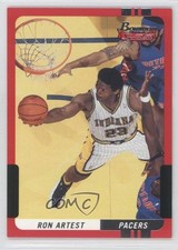 2004-05 Bowman Signature Metta World Peace Ron Artest #43 0u3