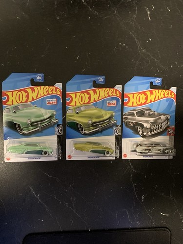 Hot Wheels 2024 Merc -Lot Of 3 Drag Merc Herohata Merc - Picture 1 of 3