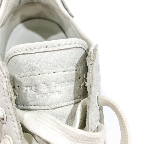 Rag & Bone Army Low-Top White Leather Sneakers Size 6 - Bild 8 von 11