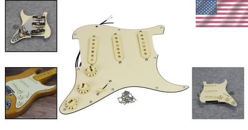 Set battipenna per chitarra elettrica stile vintage con 5 pickup Alnico - finitura crema - Foto 2 di 8