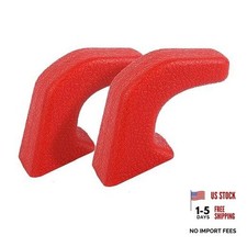 Bumper Tow Hook Covers Tow Trailer Hitch Receiver Cover Towing Rubber Red