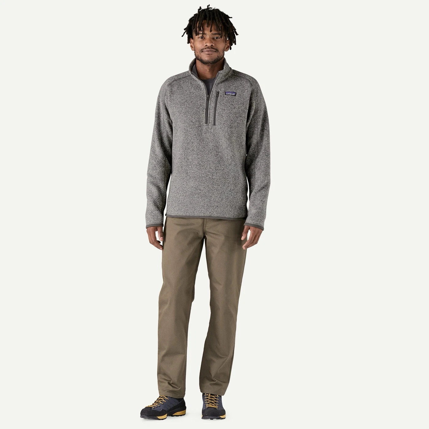 patagonia better sweater fleece quarter zip pullover stonewash sweater