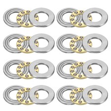 8pcs F10-19M Thrust Ball Bearings 10mmx19mmx6mm Chrome Steel Single Direction