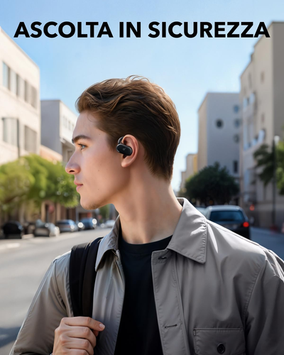 V20I Cuffie Open-Ear Di Anker, Cuffie Bluetooth 5.4, Ganci Rotanti, Ultra Confor - Foto 4 di 12