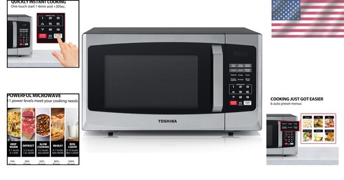 Effortless Cooking: 23L 800W Stainless Steel Microwave with Auto Defrost Option - Picture 2 of 8