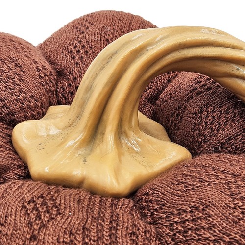 2pcs Dark Brown Pumpkin Ornament, Figurines 8.3x5.3" Holiday Decor Table Garden - Picture 6 of 8