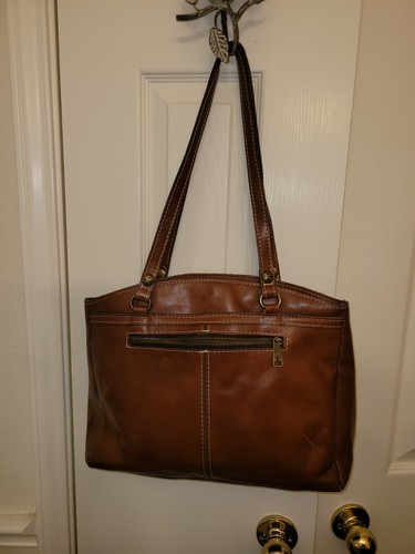 Patricia Nash Damen Echtleder Tote, Schultertasche braun - Bild 15 von 15