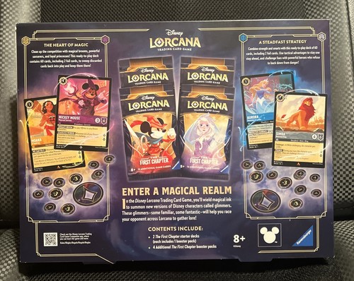 Disney Lorcana First Chapter Bundle Target Gift Box - 6 Boosters 2 Decks Sealed - Picture 3 of 3