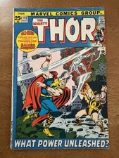 Thor #193 Nice Silver Surfer Crossover Bronze Age Vintage Marvel Comic 1971 FN