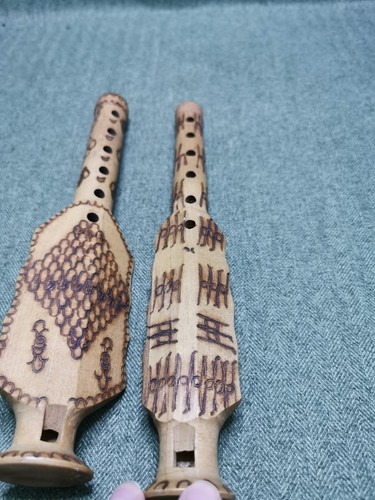 2x Traditional Cypriot Flute Decorative Unique Item, Musical Instrument ✨✨ - Picture 3 of 20