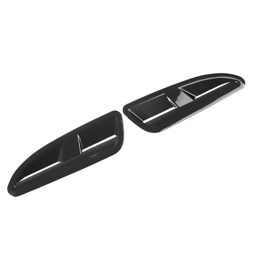 ༝Bonnet Air Outlet ABS Plastic Shiny Black For 3 MX5 RX8 For XKR Style - Picture 2 of 12