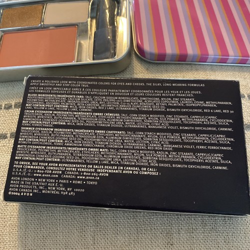 Avon Eye & Cheek Collection Blush and Eyeshadow Tortoise Shell New - Picture 3 of 5