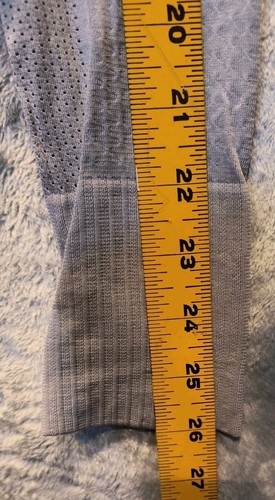 Nike Dri Fit Running Long Sleeve Top Women's Size XS Gray Thumb Holes - Bild 12 von 12