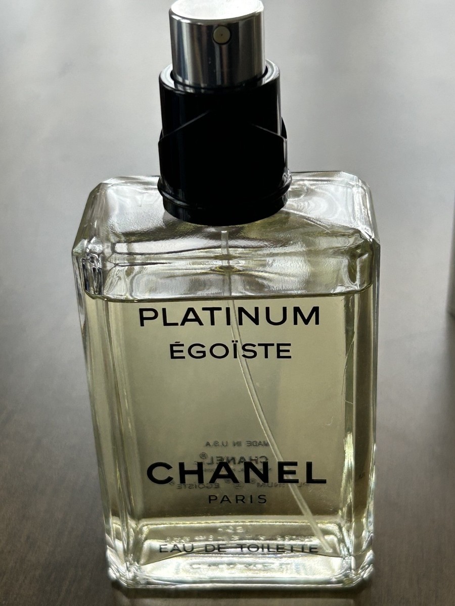 Chanel Platinum Egoiste 3.4 Oz 100 ml Eau De Toilette No Box