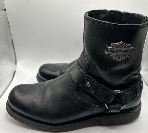 Harley Davidson Scout Leather Harness Riding Boot Size 7.5 Mens, Women's Size 9 - Picture 3 of 9