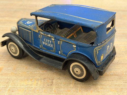 Vintage  Made In Japan 6” BANDAI City Police Wagon Car - Picture 6 of 13