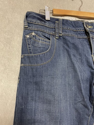 Vintage Spoylt Boyfriend Jeans Womens Size 16 Blue Denim Low Rise Y2K - Picture 10 of 16