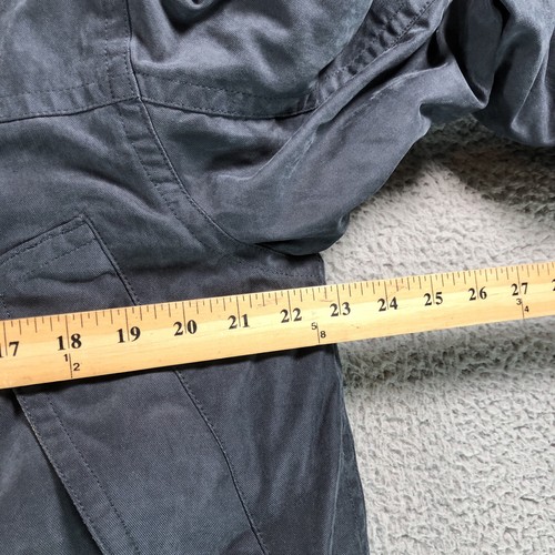 LL Bean Mantel Herren mittelblau Nor'easter Commuter gefüttert Parka isoliert lang - Bild 14 von 15