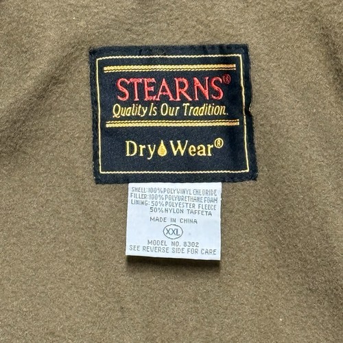 Stearns Realtree Hardwoods Camo Fleece Lined Insulated Hooded Rainjacket XXL - Picture 3 of 14