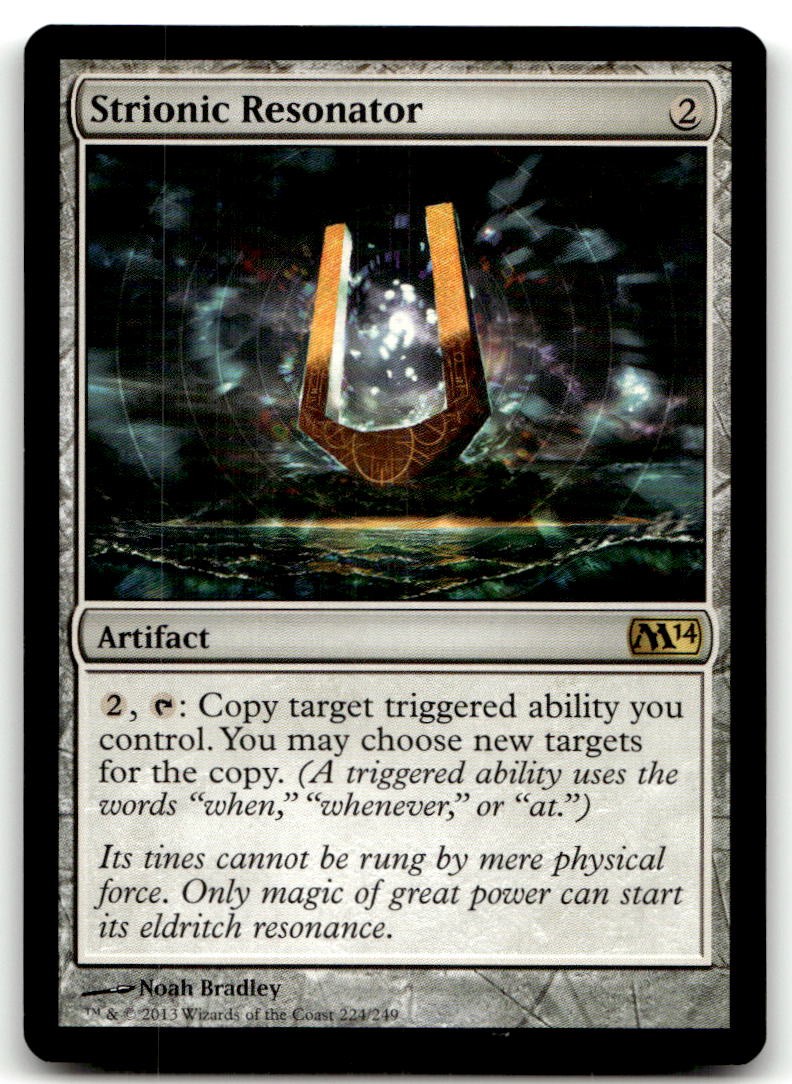 Strionic Resonator #224 (LP) Magic 2014 M14 Magic MTG