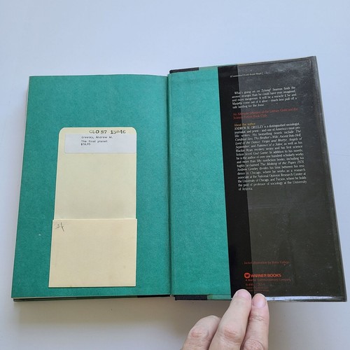 Book The Final Planet Andrew M Greeley Sci Fi Hardcover Ex-Library 1987 Fantasy - Picture 10 of 10