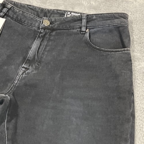 PT TORINO Denim Pants Men’s 38 Fits 36x35 JAZZ Stretch Faded Black Jeans NWT - Picture 3 of 21