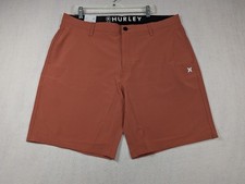 Hurley - Men's - All Day Hybrid Short - Redwood - Size: 40