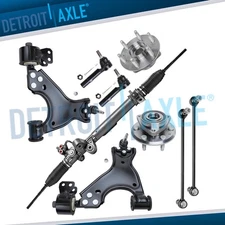 9pc Control Arms Rack and Pinion for 2007-2016 Acadia Enclave Traverse Outlook