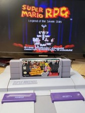 Super Mario RPG: Legend of the Seven Star Nintendo SNES 1996 Cart Only Authentic