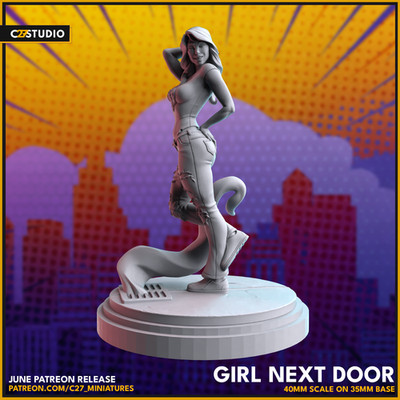 C27 - Civilians Mary Jane Watson Sculpt (40mm Marvel Crisis Protocol Sc.)