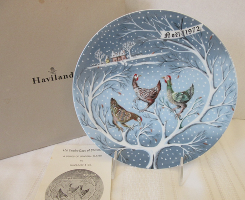 Platos Coleccionistas Haviland Limoges Francia 12 Días de Navidad 1970-1981 - Imagen 4 de 21