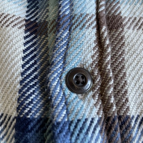 Outerknown Men Size XXL Blanket Shirt Heavy Flannel Multicolor Plaid - 第 4/9 張圖片