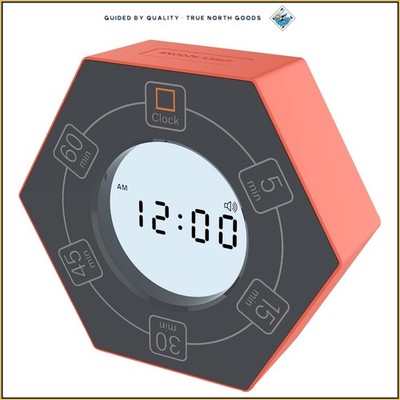 Hexagon Rotating Productivity Timer with 5 Presets for Enhanced Focus
