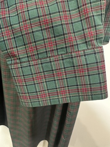 LL Bean Button-Down-Hemd Herren Weihnachten kariert Größe Medium knitterarm gebraucht, in einwandfreiem Zustand - Bild 11 von 14