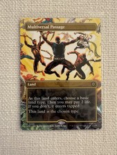 Multiversal Passage (Borderless) R0206 Spider-Man MTG Magic the Gathering NM