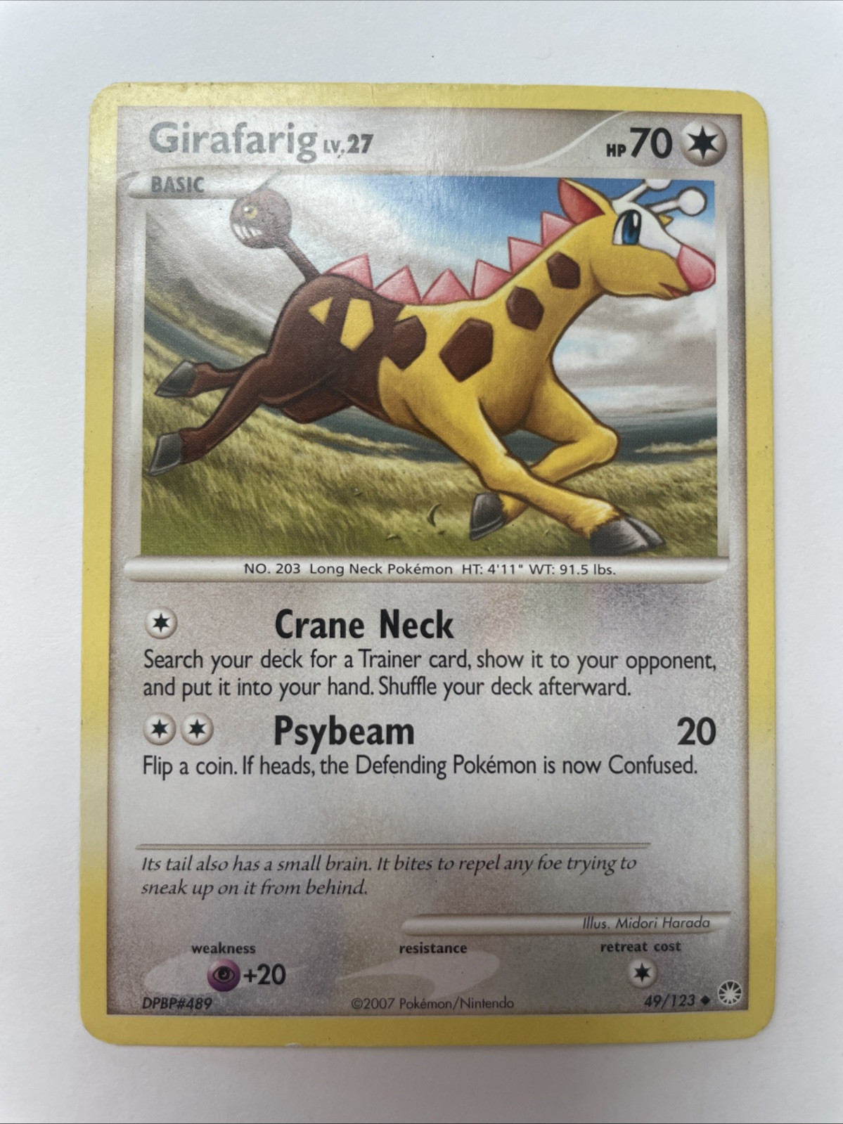 Girafarig 49/123 Mysterious Treasures Regular (LP)