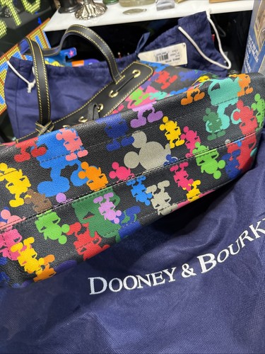 Disney 10th Anniversary Satchel Bag by Dooney & Bourke - Mickey Mouse NWT - Picture 6 of 11