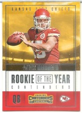 Patrick Mahomes II 2017 Panini Contenders Rookie of the Year Contenders # RY-3