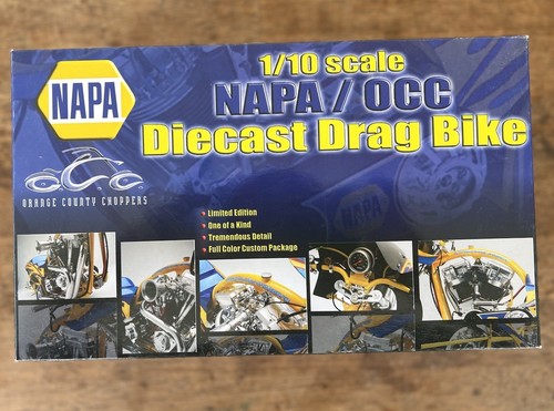 Motorcycle Drag Bike NAPA Orange County Choppers Diecast 1/10 Scale RC2 OCC 2006 - Picture 2 of 5