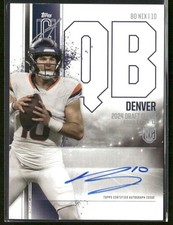 2024 Topps Signature Class Bo Nix #RCA-BN RC Rookie Class Auto Variation