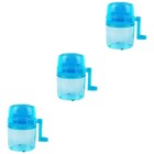 3pcs Household Manual Ice Machine Mini Ice Crusher Chopper Essential