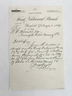 1896 antique FIRST NATIONAL BANK plainfield nj LETTER ni wot mining denver co — photo 1