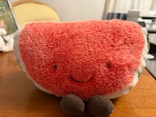 AUTHENTIC NWT Jellycat Amuseables Watermelon Cute Fruit Plush - RETIRED  RARE 