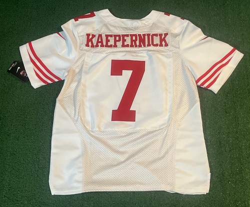 Colin Kaepernick Nike On Field San Francisco 49ers White Jersey Size 40 (M) NWT - Picture 1 of 9