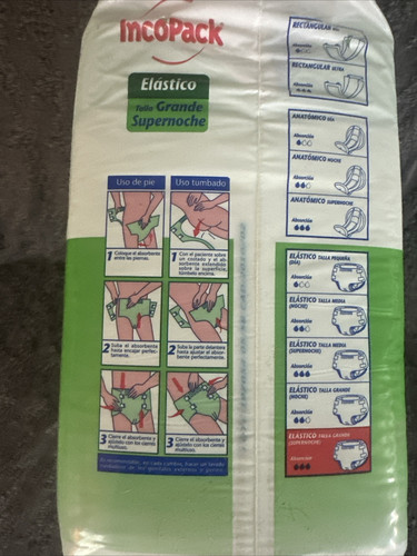 20 Stück Incopack (Spanien) 1990’s Large Vintage Plastic Adult Windeln - Bild 6 von 6
