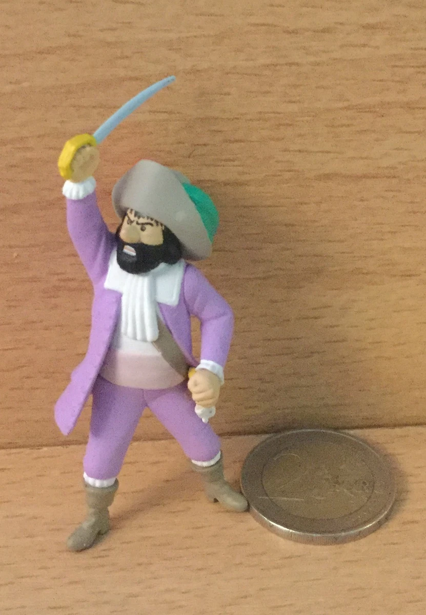 FIGURINE PVC MOULINSART TINTIN KUIFJE HERGE 2011 TAILLE MINI FRANCOIS DE HADDOCK