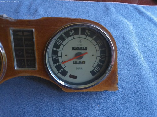 ALFA ROMEO 2000 BERLINA Used Original Jaeger Speedo & Tach GAUGE CLUSTER - Picture 2 of 19