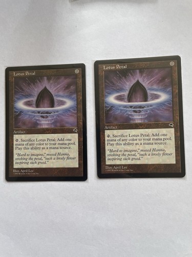 4x MTG Lotus Petal Tempest NM - Picture 3 of 4